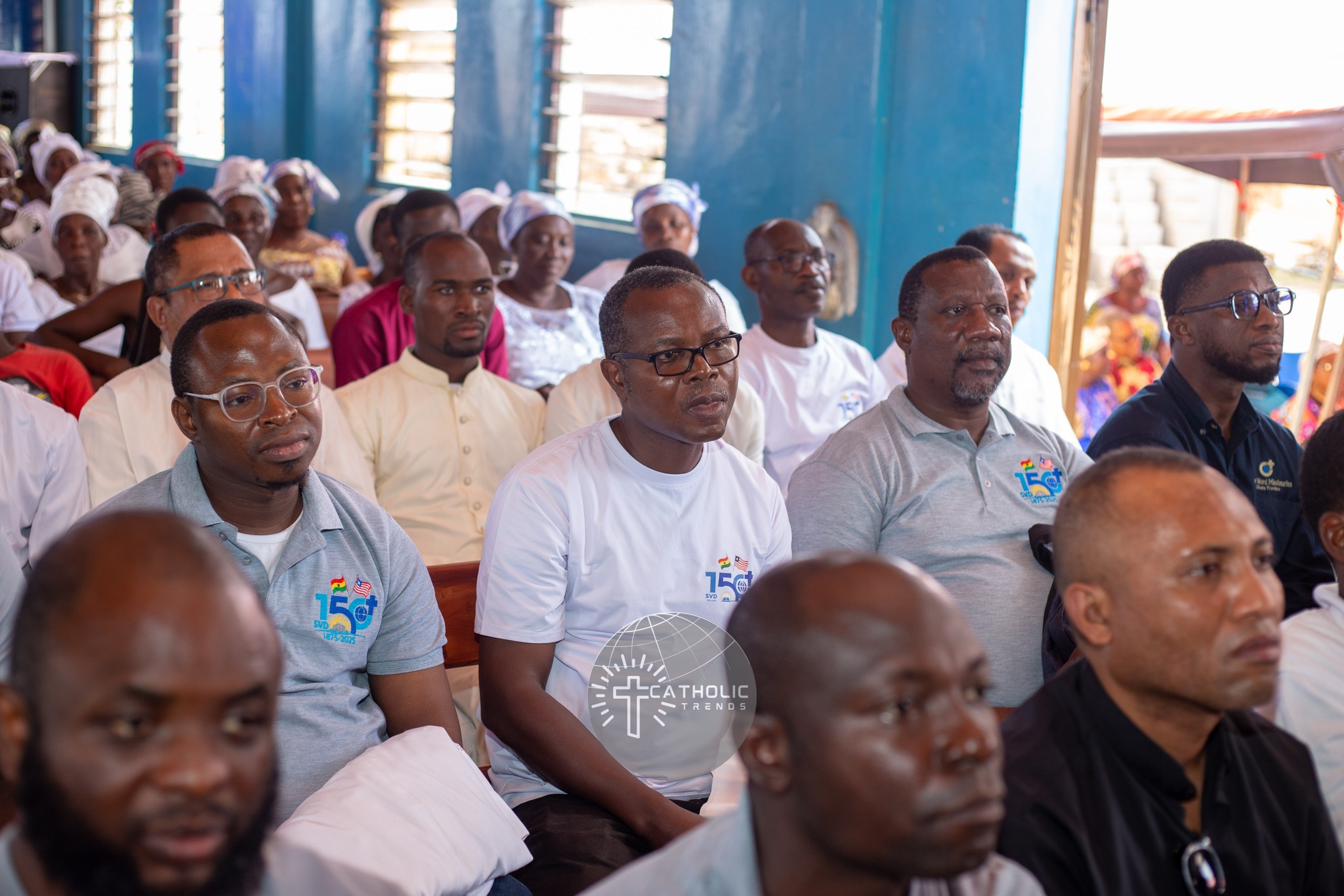 Some members of the SVD family at the Mass in Kpando