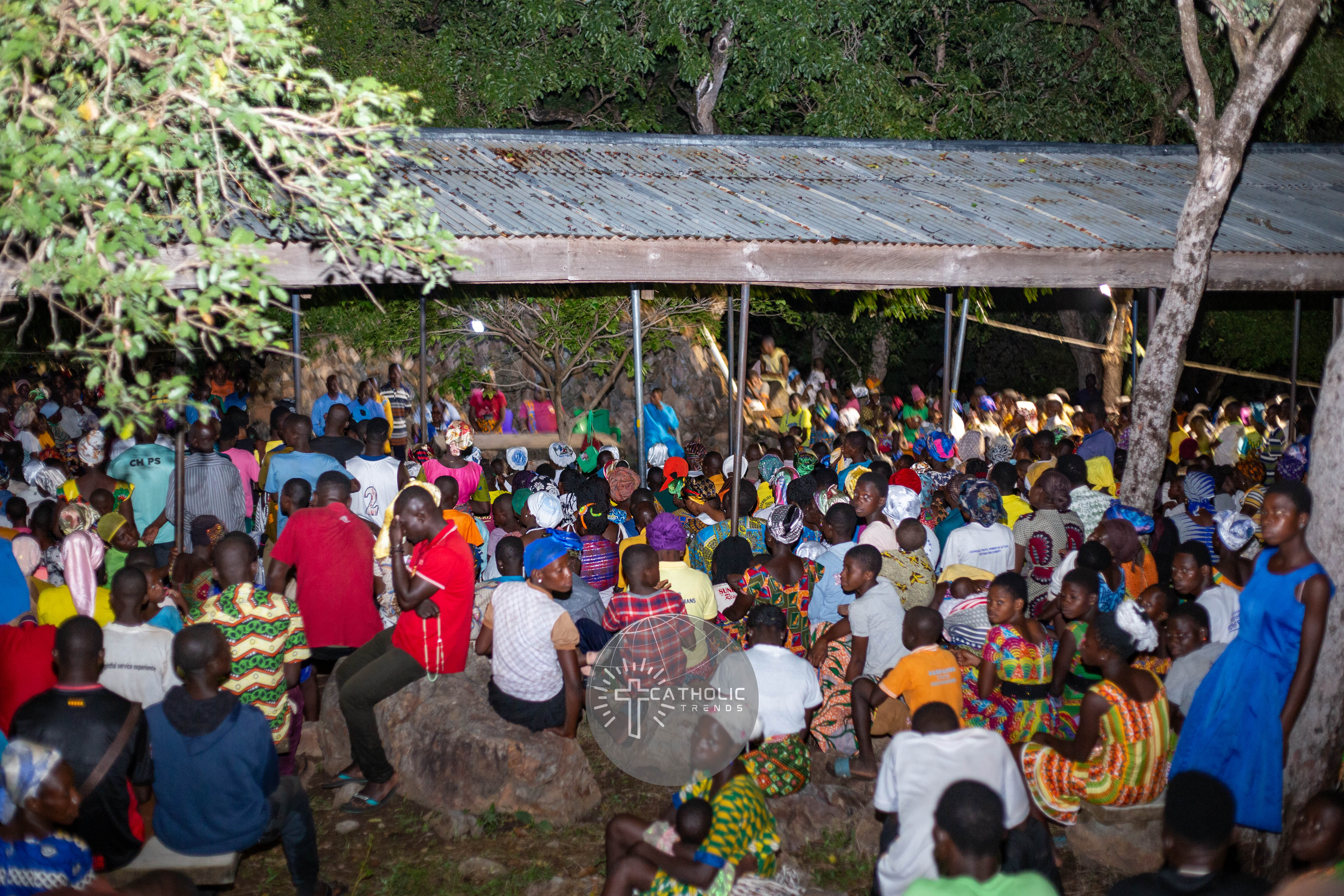 Yendi Diocese : Rosary Month climax draws thousands to Sheini Our Lady of the Mountain Grotto