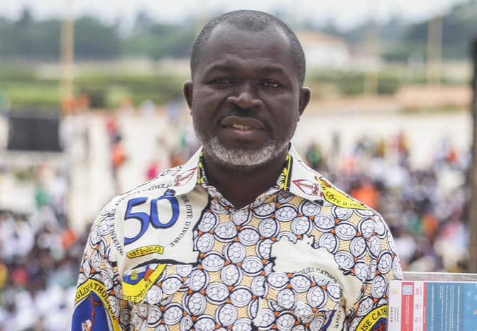 Krou Aka Marc -President of the Catholic lay body