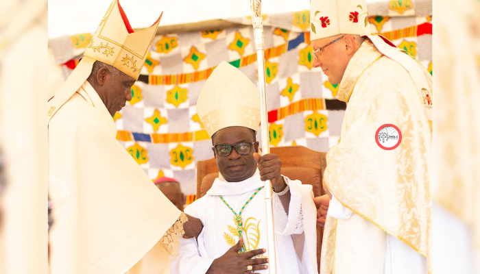 Most Rev. Nkuah-Boateng installed 2nd Bishop of Wiawso Diocese