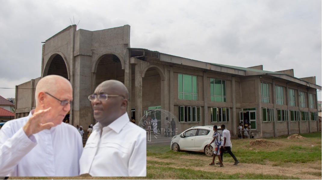 “Leave the rest to me”; Dr. Bawumia pledges to fund completion of St. Jude Catholic Church building project