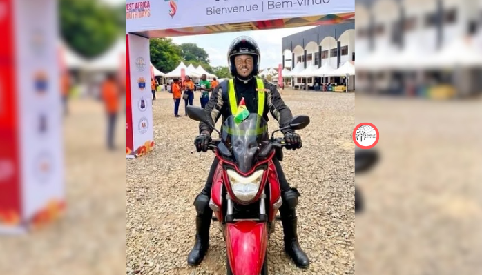 Meet the Ghanaian priest who rode 405km to Accra for West African Youth Days